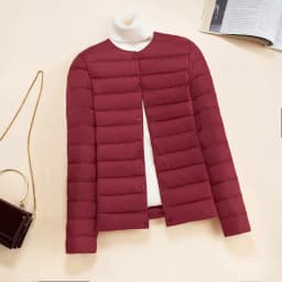 Korean Slim Fit O-neck V-neck Female Short Quilted Puffer Coat 2026 New Arrivlas Women Ultra Lightweight Packable Liner Jackets