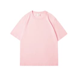 WAVLATII Women New 100% Cotton Solid T Shirts Female Pink White Casual Summer Tees Lady Oversized Short Sleeve Tops WT2401