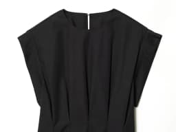 Women's Dress 2026 Summer New Fashion Casual Pleated Crew Neck Fitted Elegant Party Evening High Street Black Women's Dress