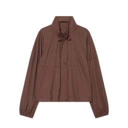 Guobioziy Women's Nylon Jacket 2026 Spring and Autumn Solid Color New Zipper High Collar Fashion Street Style Women's Coat