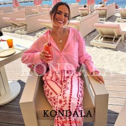 KONDALA Boho Chic Pink Embroidery Women Pants Wide Leg Vintage Holiday Women Pants Fashion 2026 Summer Elegant Long Pants