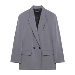 HXAO Women's Black Blazer New In Jackets Office Casual Long Blazer Woman Spring 2025 Long Sleeve Oversized Solid Blazer 088