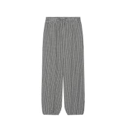 Women's Long Pants 2026 Summer New Style Red Plaid Drawstring Lantern Pants Long Pants Beach Vacation Casual Fashion