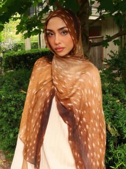 1Pcs Watercolor Print Hijab Women Bohemian Soft Islam Ramadan Muslim Hijabs Foulard Femme Shawl Wrap Scarf Headscarf