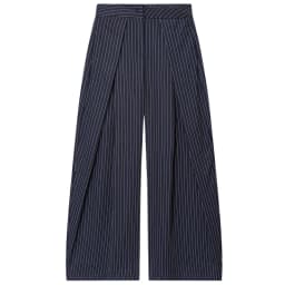 HXAO Striped Baggy Pants Women's Pants Autumn 2025 Elegant Pleated Wide Leg Oversized Trousers Ladies Fashion High Waist Pants