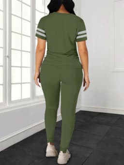 Women's Summer Casual Set Fashionable Comfortable Ensemble Ladies Clothing Outfit