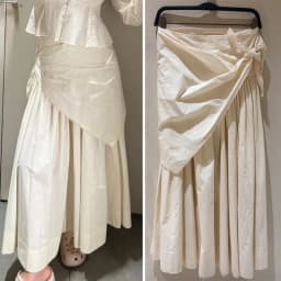 Women's Skirt 2026 New Fashion Spring Summer Beige Fluffy Scarf Midi Skirt for Women Casual Chic Personality Female Skirt