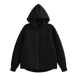 HH Autumn Women Casual Hooded Jacket Loose Oversize Zipper Hoodie Sweatshirts Solid Coat Office Lady Chic Outwear Tops