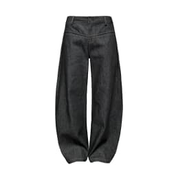 Vintage Baggy Low Waist Jeans Women Y2K Wide Leg Pants Oversized Harajuku White Lace Straight Leg Jeans