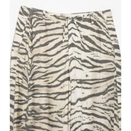HipSeam Women's Zebra Stripes Pants New 2026 Summer Fashion Mid-waist Trousers with Lace Tie Casual Female Streetwear Pants