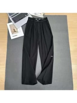 2026 Loose Casual Pants Women's Summer High Waist and Thin Yoga Pants Breathable Drape Straight Mouth Wide Leg Sweatpants