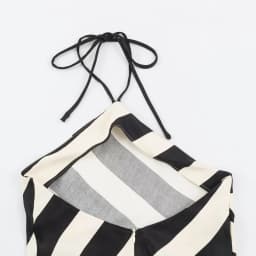 BSAY 2026 Summer Women Diagonal Striped Halter Neck Midi Dress Satin Texture Tie Back Sleeveless Elegant Flowy Long Slip Dress