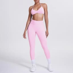 Women 2pcs Patchwork Sport Yoga Suit Training Sleeveless Sport Gym Tops Tummy Control Slimming Booty Leggings Yoga Suit Sports