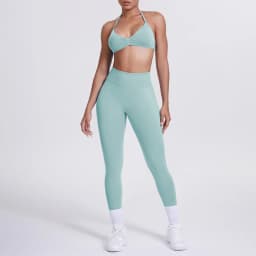Women 2pcs Patchwork Sport Yoga Suit Training Sleeveless Sport Gym Tops Tummy Control Slimming Booty Leggings Yoga Suit Sports