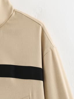 Women Khaki Jackets Autumn Female Chic Color Blocking Stand Collar Long Sleeved Zipper Coats Lady Casual Streetwear Jackets