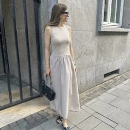 HXAO Women's Black Long Dresses 2025 Spring Sleeveless Elegant Dresses Fashion Casual Vintage Party Khaki Dresses Vestidos