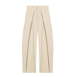 HXAO Women's Pants Baggy Wide Pants For Woman Minimalist Pleated Stripe Casual Pants Women Office Green Oversize Suit Trousers