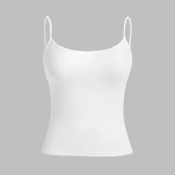 Women Tank Top Strap Slim Top for Summer Fashion Versatile Casual Breathable Micro Elastic Fabric Sleeveless Strap Top