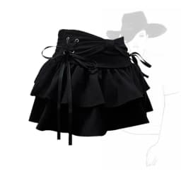 New Fashion Women Hot Girl Sweet Kawaii Bow Vintage Y2k Clothes American Streetwear Sexy Summer A-line Gothic Mini Denim Skirts