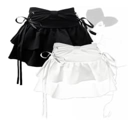New Fashion Women Hot Girl Sweet Kawaii Bow Vintage Y2k Clothes American Streetwear Sexy Summer A-line Gothic Mini Denim Skirts