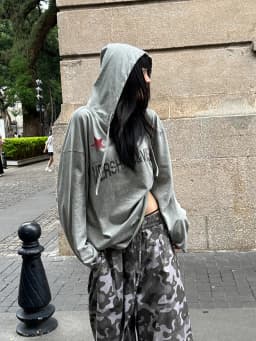 Tonngirls Y2k Vintage T-shirt Women Casual Loose Print Graphic Tops Hooded Japanese 2000s Grunge Tops Streetwear Aesthetic Tops