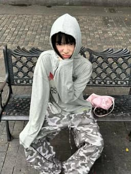 Tonngirls Y2k Vintage T-shirt Women Casual Loose Print Graphic Tops Hooded Japanese 2000s Grunge Tops Streetwear Aesthetic Tops