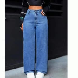 2026 New High Waist Wide Leg Jeans Women Vintage Washed Loose Straight Denim Pants Streetwear Casual Baggy