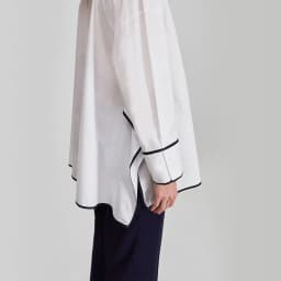 CHCH Luxury Women's Blouse 2024 Commuter Fashion Embroidered Line Loose Shirts Simple Comfortable Business Office Women's Shirts