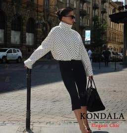 Lady Casual Polka Dot Jacket Stand-up Collar Bubble Yarn Loose Jacket 2026 Spring Fall Fashion High Street Holiday Women Jacket