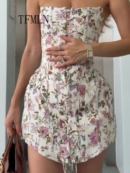 Elegant Women Slim Strapless Mini Dresses 2026 Sweet Girls Backless Sleeveless Mini Dress Fashion Ladies Club Party Tube Dress