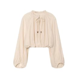 NLZGMSJ 2026 Summer Casual Women Suit O-neck Wrinkle Effect Short Blouse Zipper Long Straight Skirt Fashion Holiday Sets