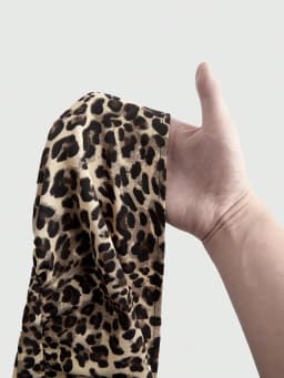 Ladies Leopard Print Halter Dress with Adjustable Straps Vintage Sexy Style Padded Gauze Skirt Fashionable And Versatile