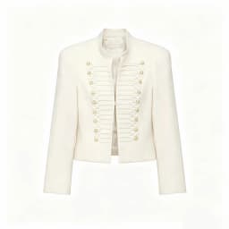 Women Vintage Slim Jacket Spring Women Trends Elegant Napoleon Jackets Ladies High Street Chic Shoulder Padded Blazer