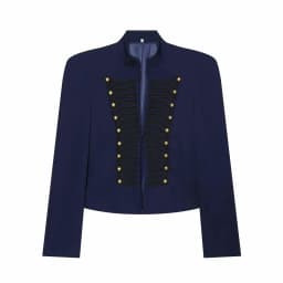 Women Vintage Slim Jacket Spring Women Trends Elegant Napoleon Jackets Ladies High Street Chic Shoulder Padded Blazer