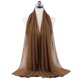 Muslim Chiffon Hijab Scarf Women Long Solid Color Head Wrap For Women Hijabs Scarves Ladies Muslim Veil Jersey Hijabs