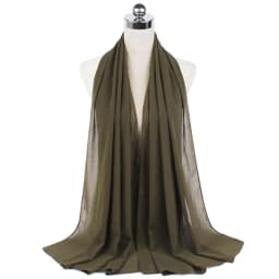 Muslim Chiffon Hijab Scarf Women Long Solid Color Head Wrap For Women Hijabs Scarves Ladies Muslim Veil Jersey Hijabs