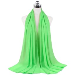 Muslim Chiffon Hijab Scarf Women Long Solid Color Head Wrap For Women Hijabs Scarves Ladies Muslim Veil Jersey Hijabs