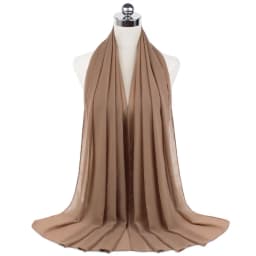 Muslim Chiffon Hijab Scarf Women Long Solid Color Head Wrap For Women Hijabs Scarves Ladies Muslim Veil Jersey Hijabs