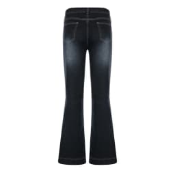 New Flare Jeans Women's Low Waist Trousers Vintage Aesthetic Denim Pants Streetwear Mom Casual Korean Fashion Y2k Jeans