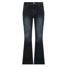 New Flare Jeans Women's Low Waist Trousers Vintage Aesthetic Denim Pants Streetwear Mom Casual Korean Fashion Y2k Jeans