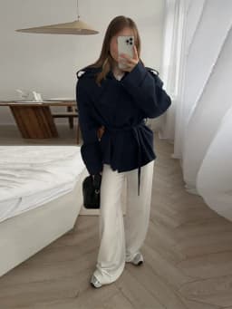Women Oversized Short Trench Coat Belted Lapel Epaulet Cropped Mid Waist Casual Windbreaker Elegant Commute Autumn Outerwear