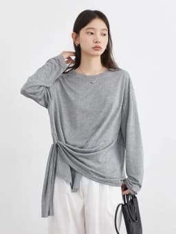 CHIC VEN Fashion Women's Pullovers Tees O Neck New Loose Solid Long Sleeve Female T-shirt Thin Female Top Spring Autumn 2025