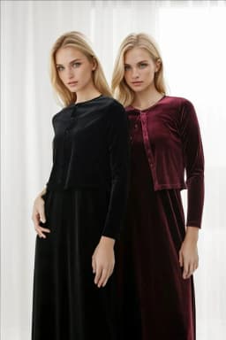 2024 Autumn Women Solid Color New Sleeveless Dress Single-breasted Long-sleeved Cardigan And Long Robes Female Casual Clothes