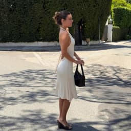 Sexy Bodycon Midi Dress Women's V Neck Backless Lace-up Curvy Dresses Summer Evening Party Birthday Beach 2026 Holiday Vacation