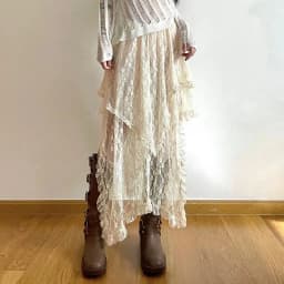 Y2k Vintage Temperament Lace Mesh Pleated Women Skirt High Waist Gothic Bow Slim Bandage A-line Long Skirts Chic Harajuku Faldas