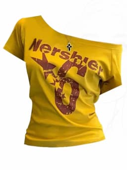 Summer Y2k Sport Off Shoulder Top Women Sexy Vintage 2000s Short Sleeve T Shirt Lady Body Basic Crop Top Female Casual