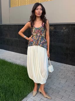 2026 Summer Autumn Chic Print Flower Slim Top Women Sleeveless Slash Neck Sling Backless Zipper Vest Female Lady Tops New