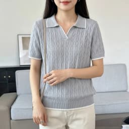 WinvyNee Spring Summer Women Cotton Polo V Collar Sweater Knitted Top Green Solid Short Sleeve Casual Pullover T-Shirt ZA1002042