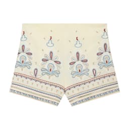 Willshela Women Fashion 2 Piece Set Embroidery Pullover T-Shirts & Vintage Side Zipper Mini Shorts Female Chic Lady Shorts Suits
