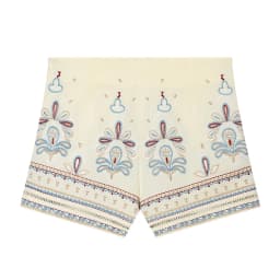 Willshela Women Fashion 2 Piece Set Embroidery Pullover T-Shirts & Vintage Side Zipper Mini Shorts Female Chic Lady Shorts Suits